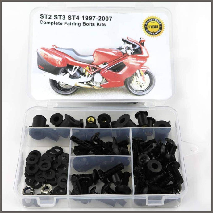 Xitomer Full Sets Fairing Bolts Kits, for DUCATI ST2 ST3 ST4 97-07, Mounting Kits - 