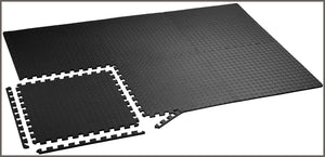 Yes4All Interlocking Exercise Foam Mats – Interlocking Floor Mats for Gym Equipment – Eva Interlocking Floor Tiles - 