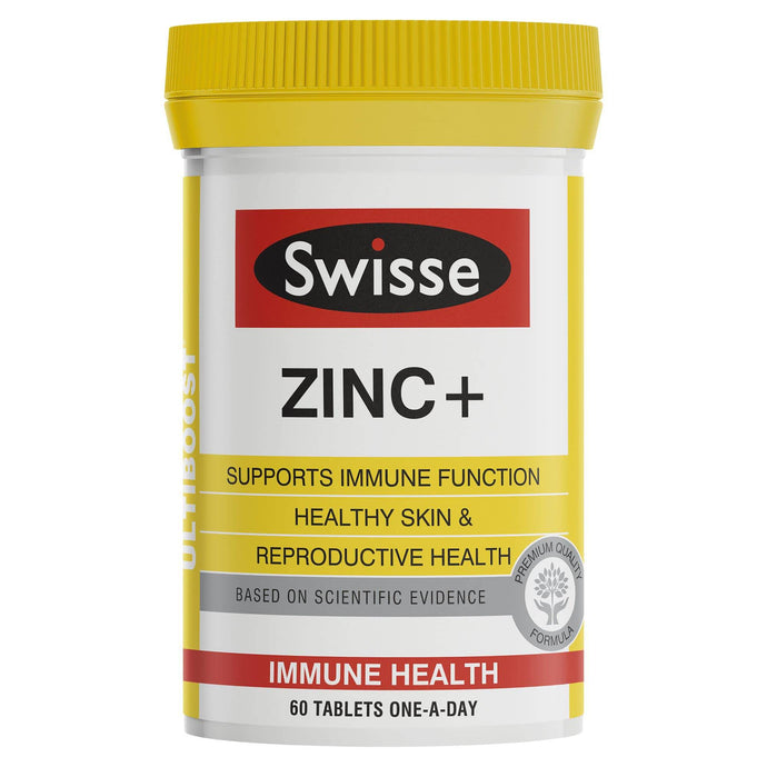 ZinC Swisse  60 Tablets Supplement Vitamin C - 