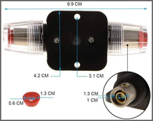 Load image into Gallery viewer, ZOOKOTO 2 Pcs 12V-24V DC Fuse Holder 100A,Inline Circuit Breaker with reset button - 
