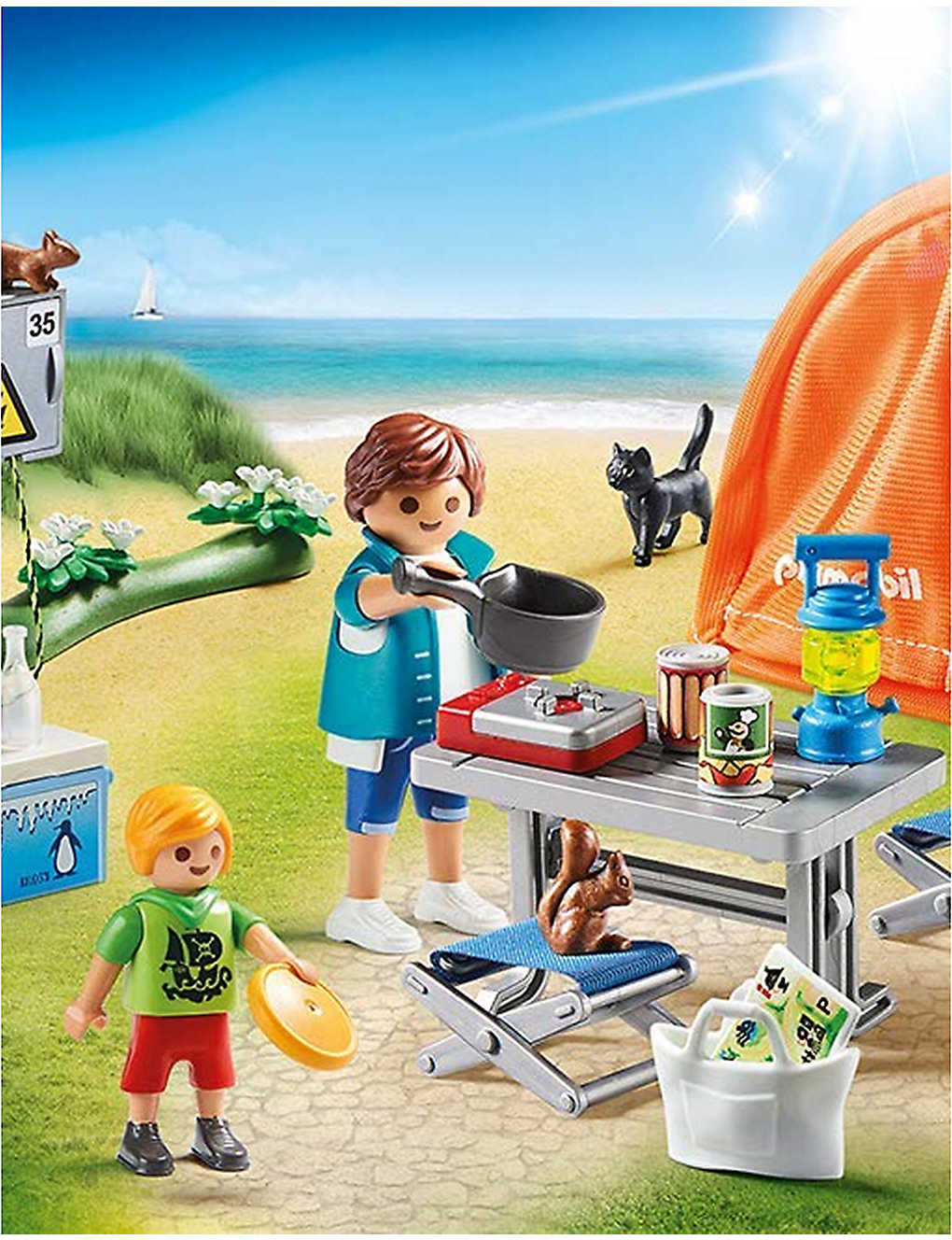 Playmobil Family Fun Camping Trip Tent 70089 Playset
