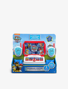 Paw Patrol Command Centre Playset with Walkie Talkies - 